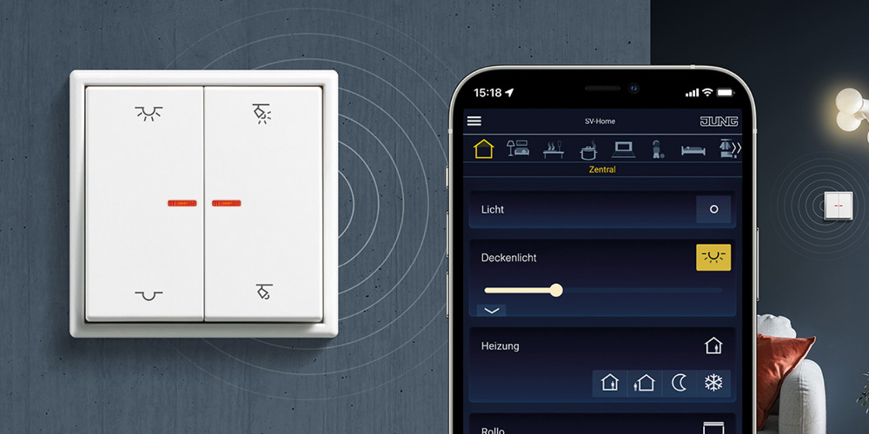 KNX RF Taster bei Elektro-Montagen-Wohlfahrt in Pößneck